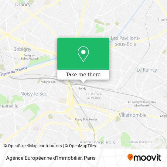 Agence Européenne d'Immobilier map
