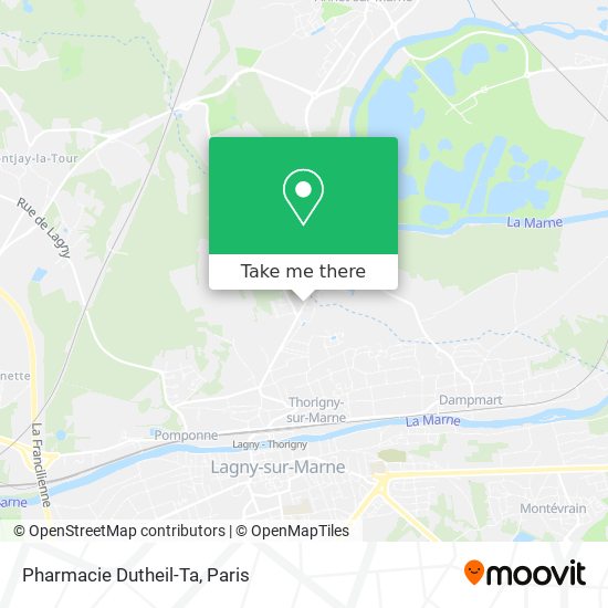 Pharmacie Dutheil-Ta map