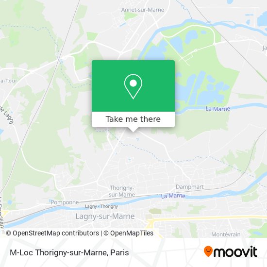 M-Loc Thorigny-sur-Marne map