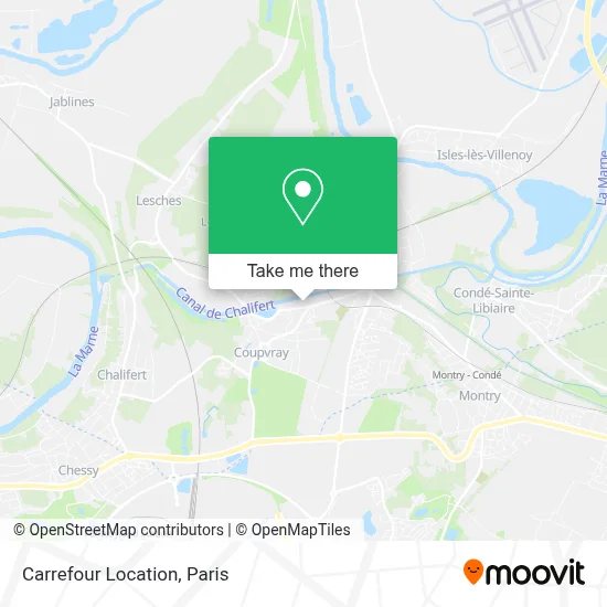 Carrefour Location map
