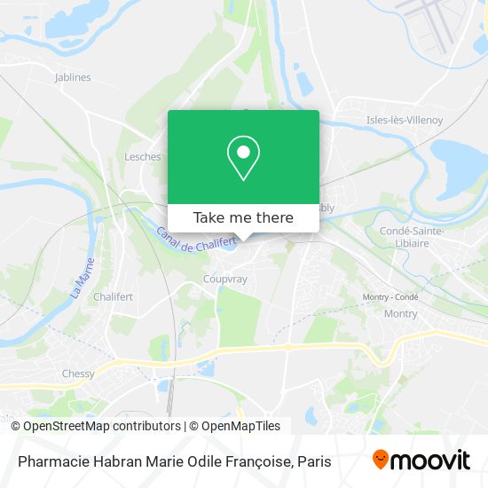 Pharmacie Habran Marie Odile Françoise map