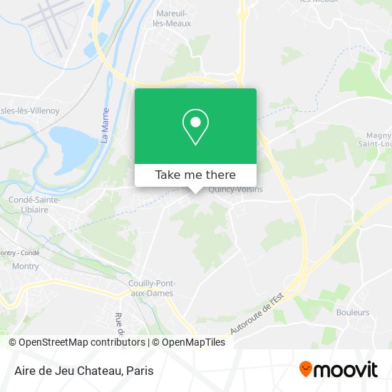 Aire de Jeu Chateau map
