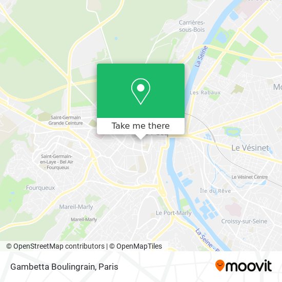 Mapa Gambetta Boulingrain