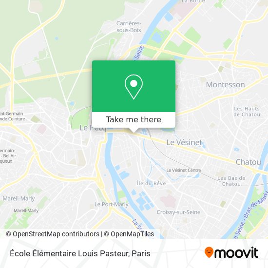 Mapa École Élémentaire Louis Pasteur