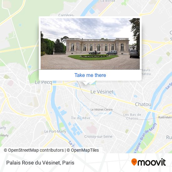 Palais Rose du Vésinet map