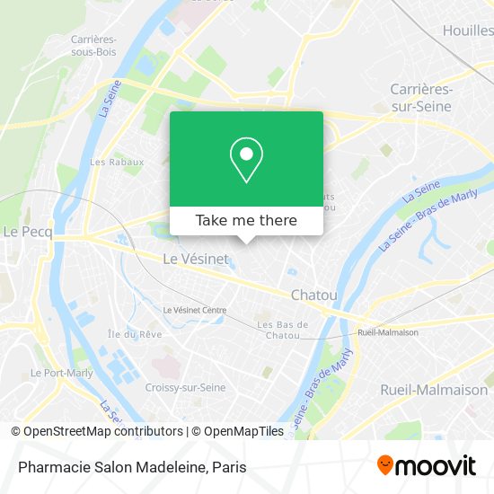 Mapa Pharmacie Salon Madeleine