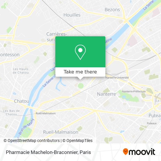 Mapa Pharmacie Machelon-Braconnier