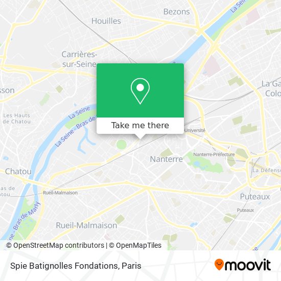 Spie Batignolles Fondations map