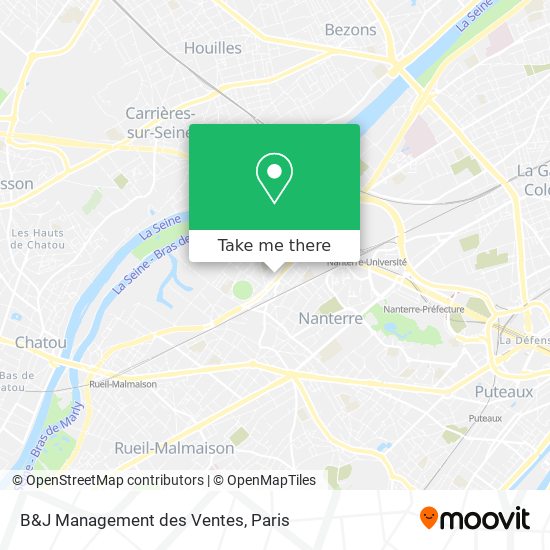 B&J Management des Ventes map