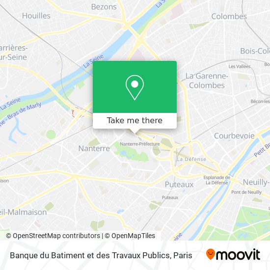 Mapa Banque du Batiment et des Travaux Publics