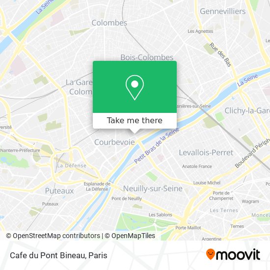 Cafe du Pont Bineau map