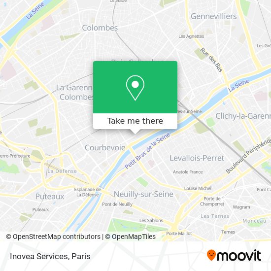 Inovea Services map