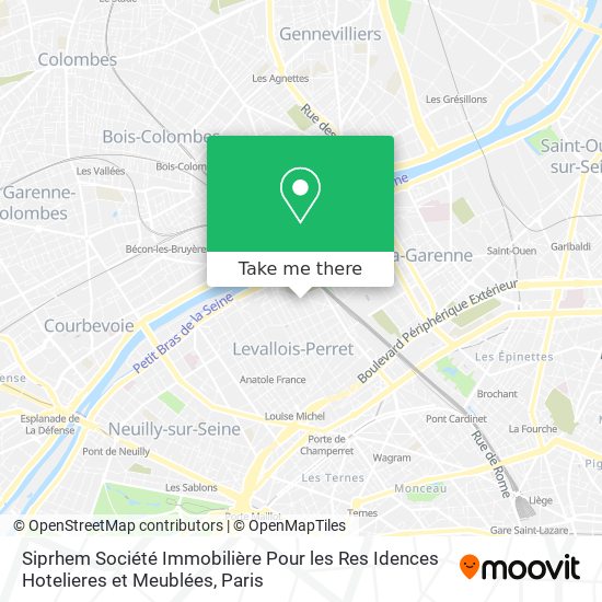 Siprhem Société Immobilière Pour les Res Idences Hotelieres et Meublées map