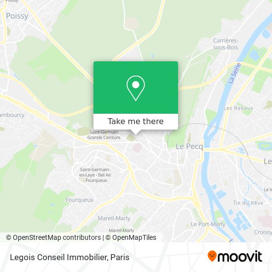 Mapa Legois Conseil Immobilier