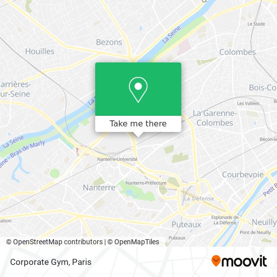 Corporate Gym map