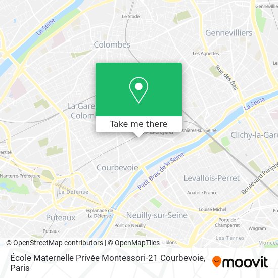 École Maternelle Privée Montessori-21 Courbevoie map