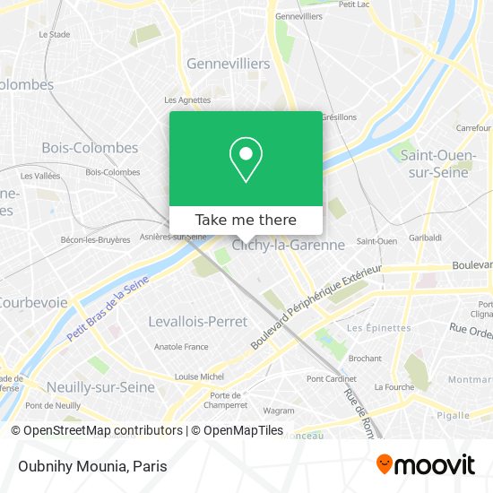 Oubnihy Mounia map