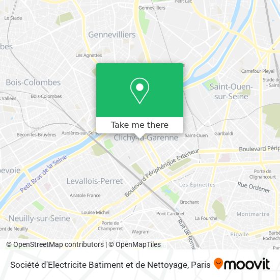 Société d'Electricite Batiment et de Nettoyage map