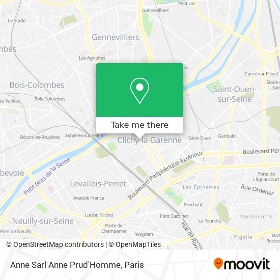 Anne Sarl Anne Prud'Homme map