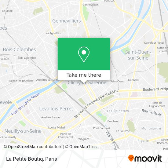 La Petite Boutiq map