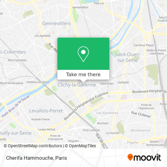 Cherifa Hammouche map