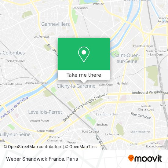 Mapa Weber Shandwick France