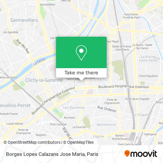 Mapa Borges Lopes Calazans Jose Maria
