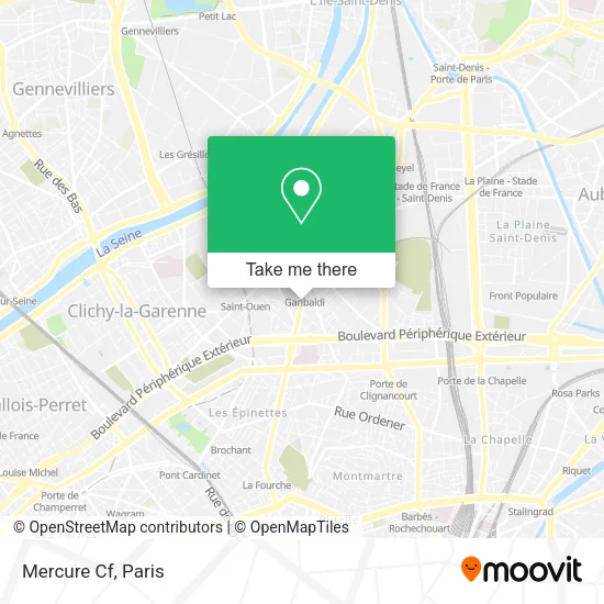 Mercure Cf map