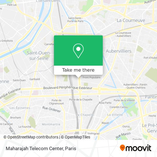 Maharajah Telecom Center map