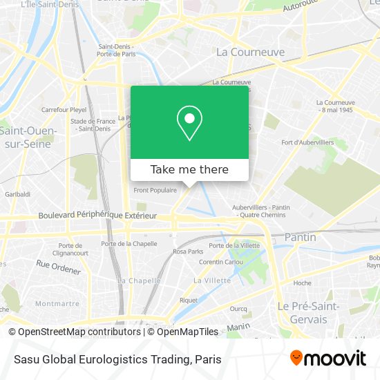 Sasu Global Eurologistics Trading map