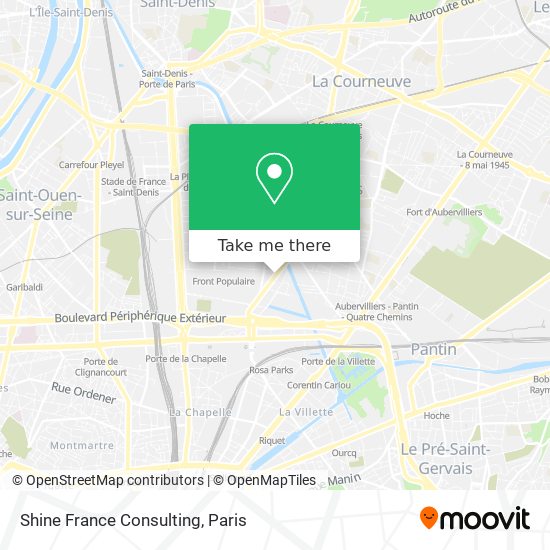 Shine France Consulting map