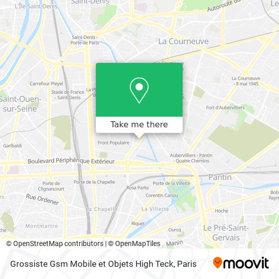 Grossiste Gsm Mobile et Objets High Teck map