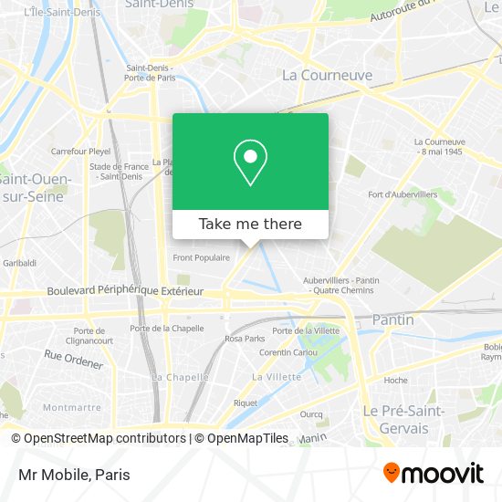 Mr Mobile map