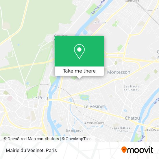 Mairie du Vesinet map