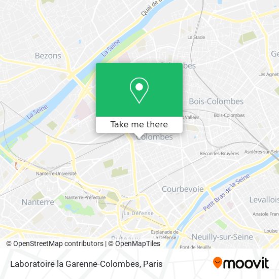 Laboratoire la Garenne-Colombes map