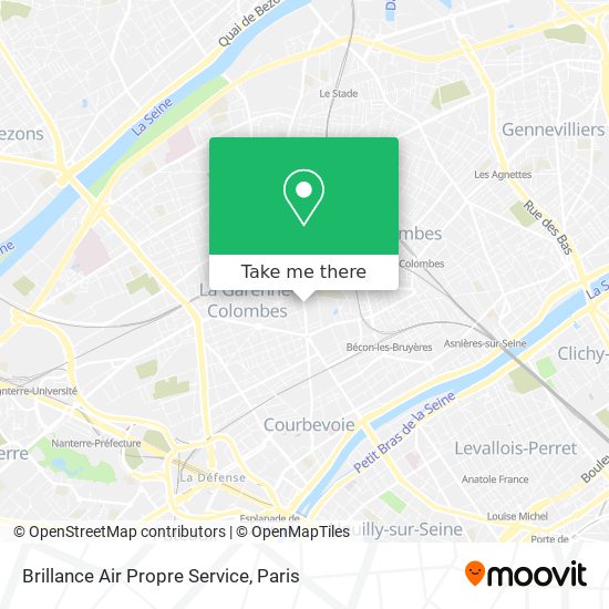 Mapa Brillance Air Propre Service