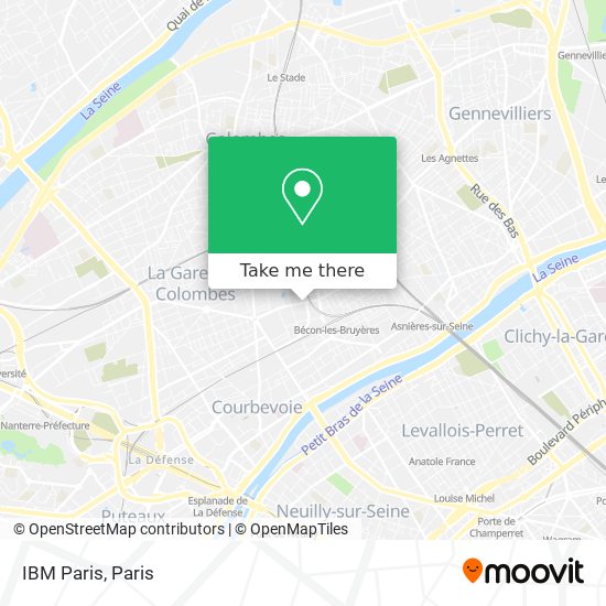 Mapa IBM Paris