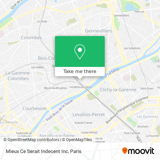 Mieux Ce Serait Indecent Inc map