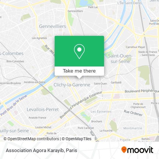 Association Agora Karayib map