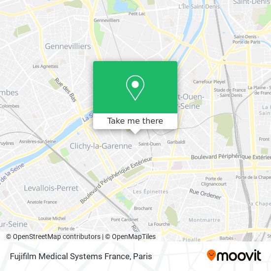 Mapa Fujifilm Medical Systems France