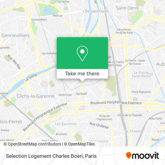 Selection Logement Charles Boeri map