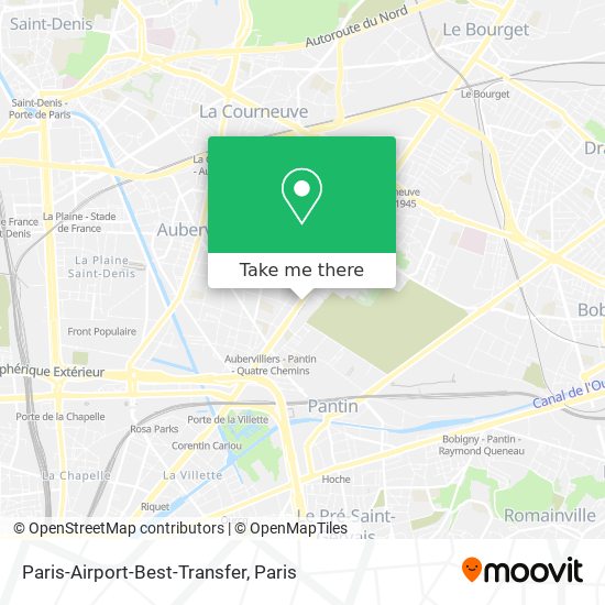 Paris-Airport-Best-Transfer map