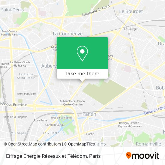 Eiffage Energie Réseaux et Télécom map