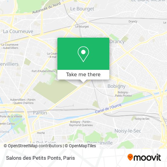 Salons des Petits Ponts map