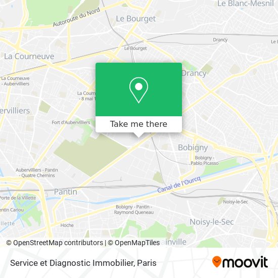 Service et Diagnostic Immobilier map