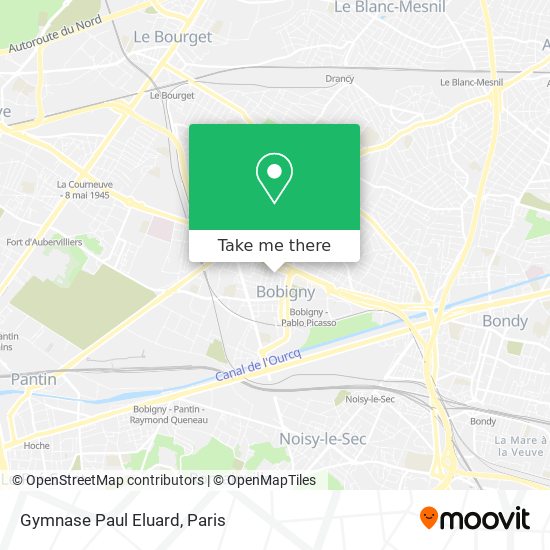 Gymnase Paul Eluard map