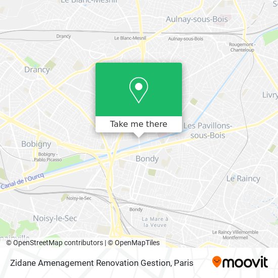 Mapa Zidane Amenagement Renovation Gestion