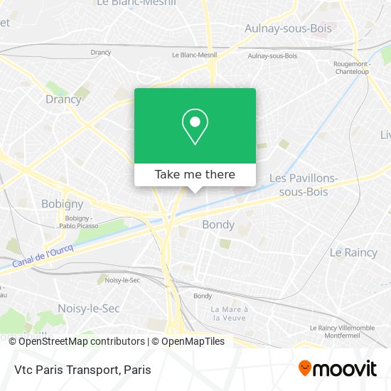 Mapa Vtc Paris Transport