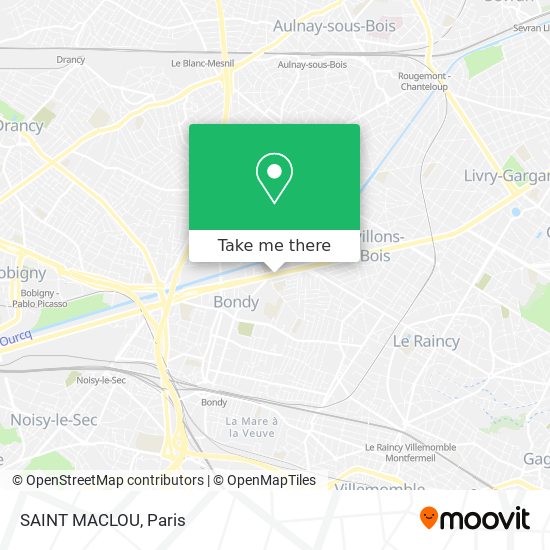 Mapa SAINT MACLOU