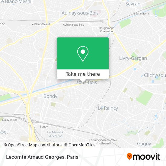 Mapa Lecomte Arnaud Georges